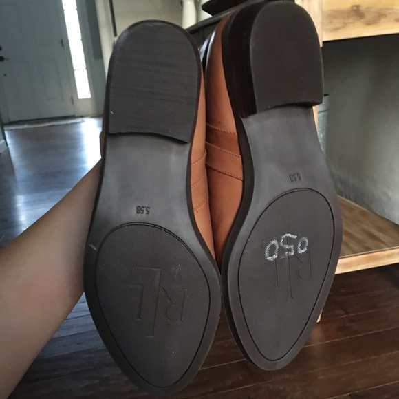 EUC Lauren Ralph Lauren cognac booties - Picture 5 of 6